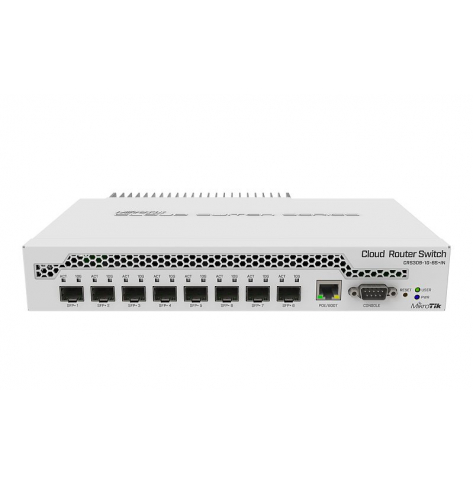 Switch MikroTik CRS309-1G-8S+IN L5 8xSFP+ 10GbE 1xRJ45 GbE Dual boot Desktop case