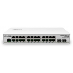 Switch Mikrotik CRS326-24G-2S+IN 24xGig LAN 2xSFP+ Dual boot 