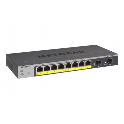 Switch Netgear ProSafe Smart 10-Port Gigabit Switch 8xPoE 2xSFP (GS110TP v3)