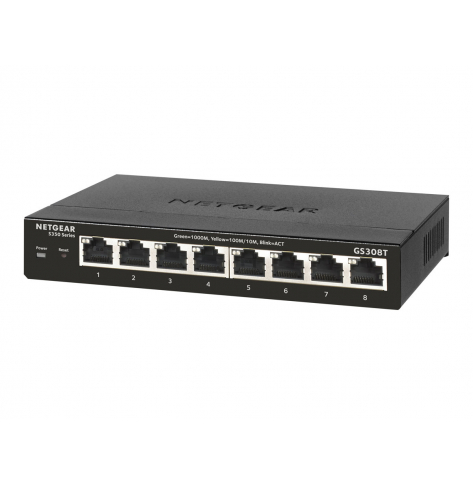 Switch Netgear S350 Smart 8-Port Gigabit  (GS308T)