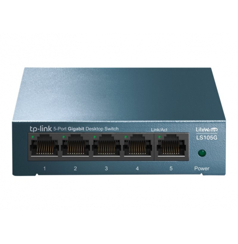 Switch TP-Link LS105G LiteWave 5-Port Gigabit Desktop 5 Gigabit RJ45 Ports