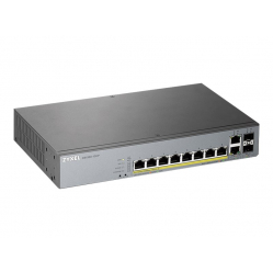 Switch Zyxel GS1350-12HP 12 Port managed CCTV PoE switch long range 130W