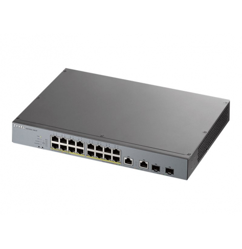 Switch Zyxel GS1350-18HP 18 Port managed CCTV PoE switch long range 250W