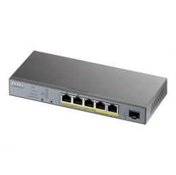 Switch Zyxel GS1350-6HP 6 Port managed CCTV PoE long range 60W 802.3BT