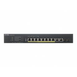 Switch Zyxel XS1930-12HP 8-port Multi-Gigabit Smart Managed PoE  375Watt 802.3BT 2 x 10GbE + 2 x SFP+ Uplink