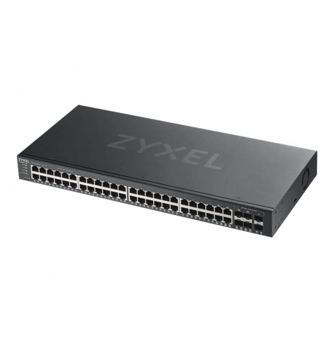 Switch Zyxel GS1920-48v2 48-port GbE Smart Managed 4x GbE combo (RJ45/SFP) ports