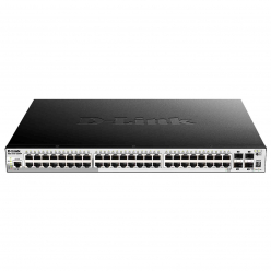 Switch sieciowy zarządzalny D-Link 48 portów 1000BaseT (RJ45), 4 porty 10GB SFP+