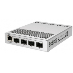 Switch MikroTik CRS305-1G-4S+IN L5 4xSFP+ 10GbE, 1xRJ45 GbE, Dual boot, Desktop case