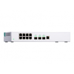 Switch Qnap QSW-308-1C 8x1GbE 3x10Gb SFP+ ports shared 1x10GbE BASE-T