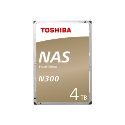 Dysk serwerowy Toshiba N300, 3.5, 4TB, SATA/600, 7200RPM, 128MB cache, BOX