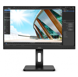 Monitor AOC 27P2C 27 IPS Flat H A 150 MM Pivot USB-C DISPLAY 4ms GtG 75 Hz Adaptive-Sync 3 SIDE FRAMELESS USB HUB SPEAKERS