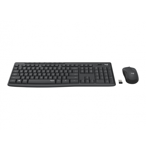 Zestaw klawiatura + mysz LOGITECH MK295 Silent Wireless Combo Graphite