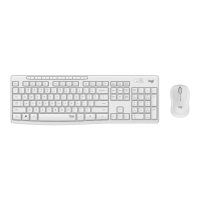 Zestaw klawiatura + mysz LOGITECH MK295 Silent Wireless Combo OFF WHITE