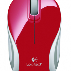 Mysz bezprzewodowa Logitech M187 czerwona