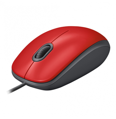 Mysz Logitech  M110 Silent Czerwona