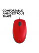 Mysz Logitech  M110 Silent Czerwona