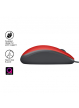 Mysz Logitech  M110 Silent Czerwona