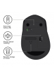 Mysz Logitech  M330 Silent Plus Czarna