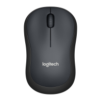 Mysz Logitech Czarna M220 Silent 2.4GHZ