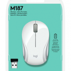 Mysz Logitech M187 - WHITE - 2.4GHZ