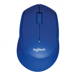 Mysz Logitech M330 Silent Plus Niebieska -  2.4GHZ,M-R005