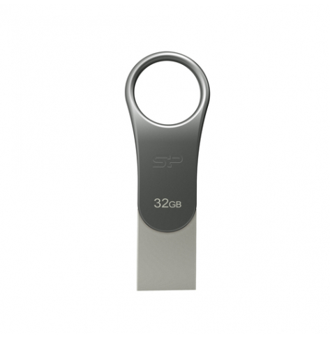 Pamięć USB Silicon Power Mobile C80 32GB USB 3.0 Type-C Srebrna