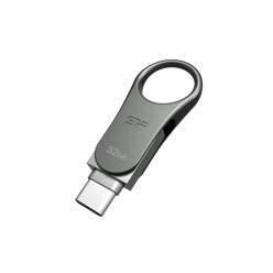 Pamięć USB Silicon Power Mobile C80 32GB USB 3.0 Type-C Srebrna