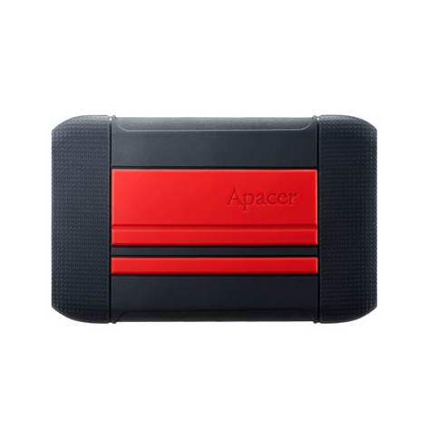 Dysk zewnętrzny Apacer AC633 2.5'' 2TB USB 3.1 shockproof military Czerwony