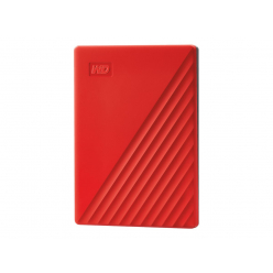 Dysk zewnętrzny WD My Passport 2.5'' 4TB USB 3.2 czerwony