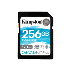 Karta pamięci Kingston 256GB SDXC Canvas Go Plus 170R C10 UHS-I U3 V30