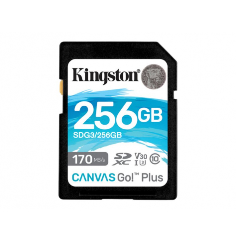 Karta pamięci Kingston 256GB SDXC Canvas Go Plus 170R C10 UHS-I U3 V30