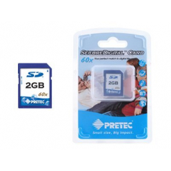 Karta pamięci Pretec SecureDigital SD 2GB  60x HighSpeed (transfer do9MB/s)