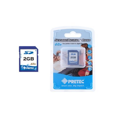Karta pamięci Pretec SecureDigital SD 2GB  60x HighSpeed (transfer do9MB/s)