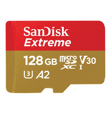 Karta pamięci SanDisk microSDXC 128 GB 160/90 MB/s A2 C10 V30 UHS-I U3 Mobile