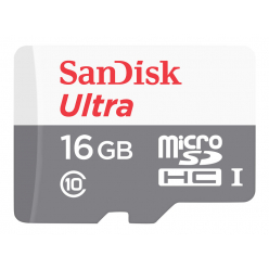 Karta pamięci SANDISK ULTRA ANDROID microSDHC 16 GB 80MB/s Class 10 UHS-I