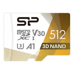 Karta pamięci Silicon Power Superior Pro Micro SDXC 512GB UHS-I U3 V30 +adapter