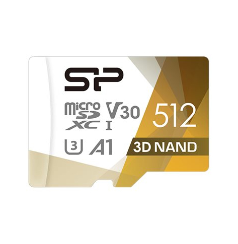 Karta pamięci Silicon Power Superior Pro Micro SDXC 512GB UHS-I U3 V30 +adapter