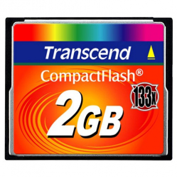 Karta pamięci Transcend  Compact Flash 2GB High Speed 133x