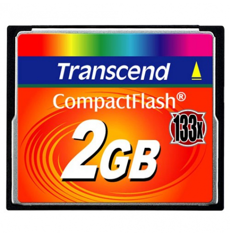 Karta pamięci Transcend  Compact Flash 2GB High Speed 133x