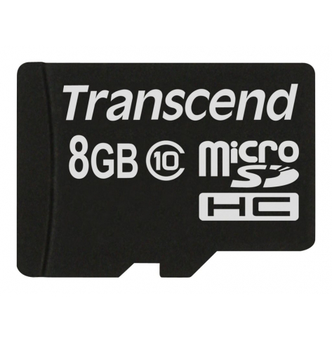 Karta pamięci Transcend Micro SDHC 8GB Class 10 ( 20MB/s  /  Full HD )