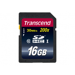 Karta pamięci Transcend SDHC 16GB Class 10 - 480min HD VIDEO