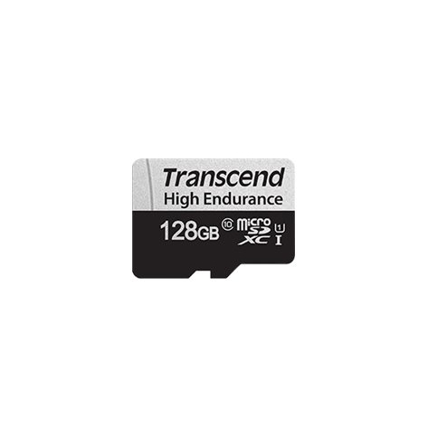 Karta pamięci Transcend 128GB microSD with adapter U1, High Endurance