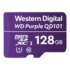 Karta pamięci WD Purple 128GB Surveillance microSD XC Class - 10 UHS 1