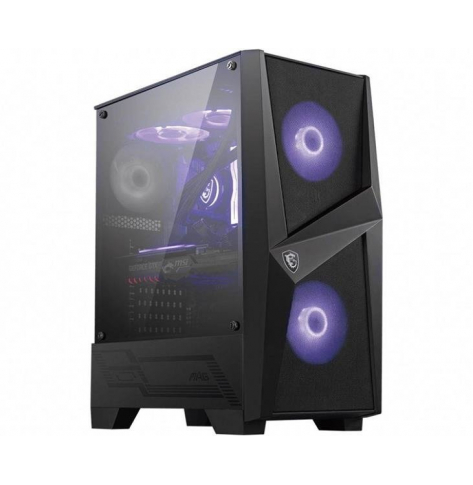 Obudowa MSI MAG FORGE 100M Mid Tower Black 2xRGB Front Fan 1xRear Fan