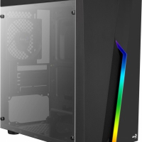 Obudowa AeeroCool Bolt Mini RGB Czarna mATX 
