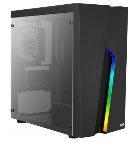 Obudowa AeeroCool Bolt Mini RGB Czarna mATX 