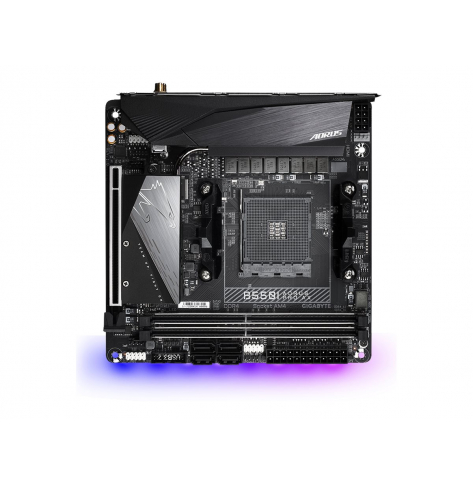 Płyta główna GIGABYTE B550 I AORUS PRO AX AM4 DDR4 2xM.2 4xSATA WiFi 6 DP HDMI mITX MB