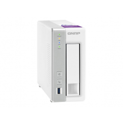 Dysk sieciowy Qnap TS-131P NAS 1Bay ARM Cortex-A15 DualCore 1.7GHz 1GB RAM SATA 6Gb/s 1xGbE LAN 3xUSB3.0