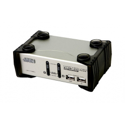 Switch ATEN CS1732A 2-Port USB KVMP Switch, 2x USB KVM Cables, 2-port USB Hub, Audio