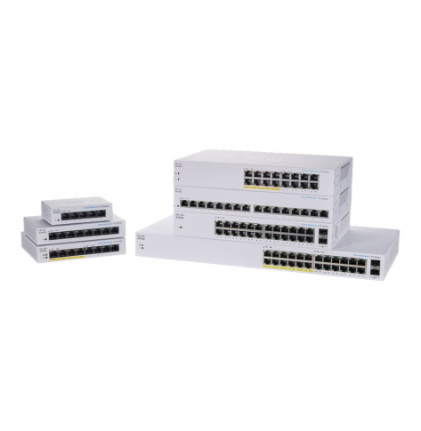 Switch niezarządzalny Cisco CBS110-24T-EU 24 porty 10/100/1000 2 zestawy Gigabit SFP